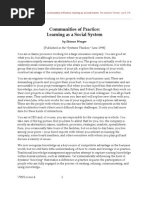 Download Wenger - Communities of Practice Learning as a Social System by Francesca Soli SN24272544 doc pdf