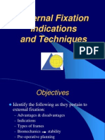 External Fixation Indications and Techniques (BONATUS)