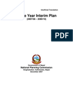 Nepal Three Year Interim Plan