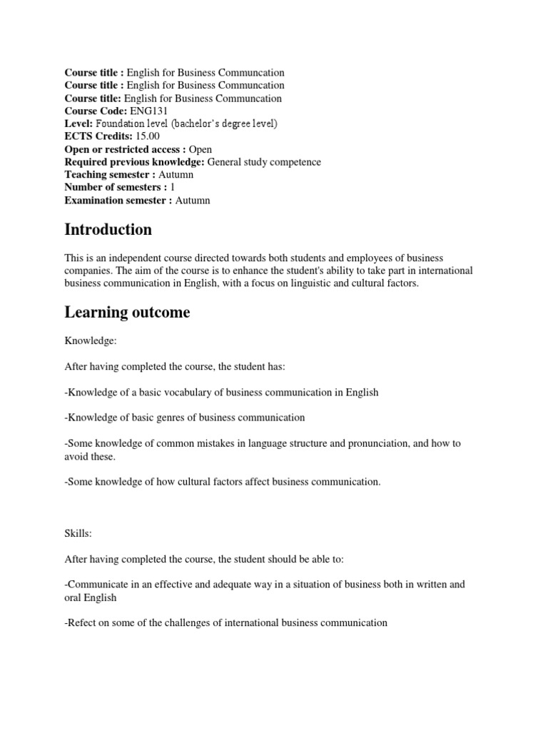 Course Title | PDF