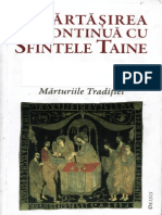 Impartasirea Continua Cu Sfintele Taine - Marturiile Traditiei (Fragment) PDF