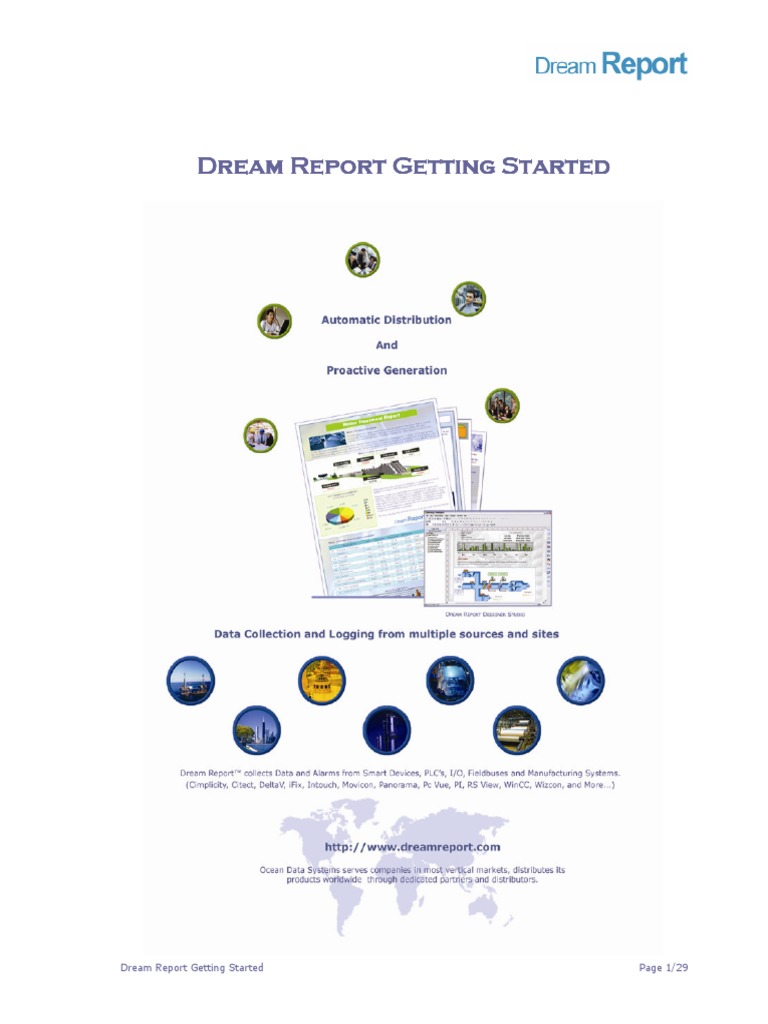 Dream Report Getting Started PDF | PDF | Installation (Computer ...