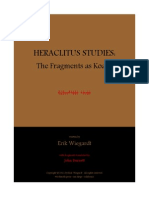 Heraclitus Studies:: The Fragments As Koans