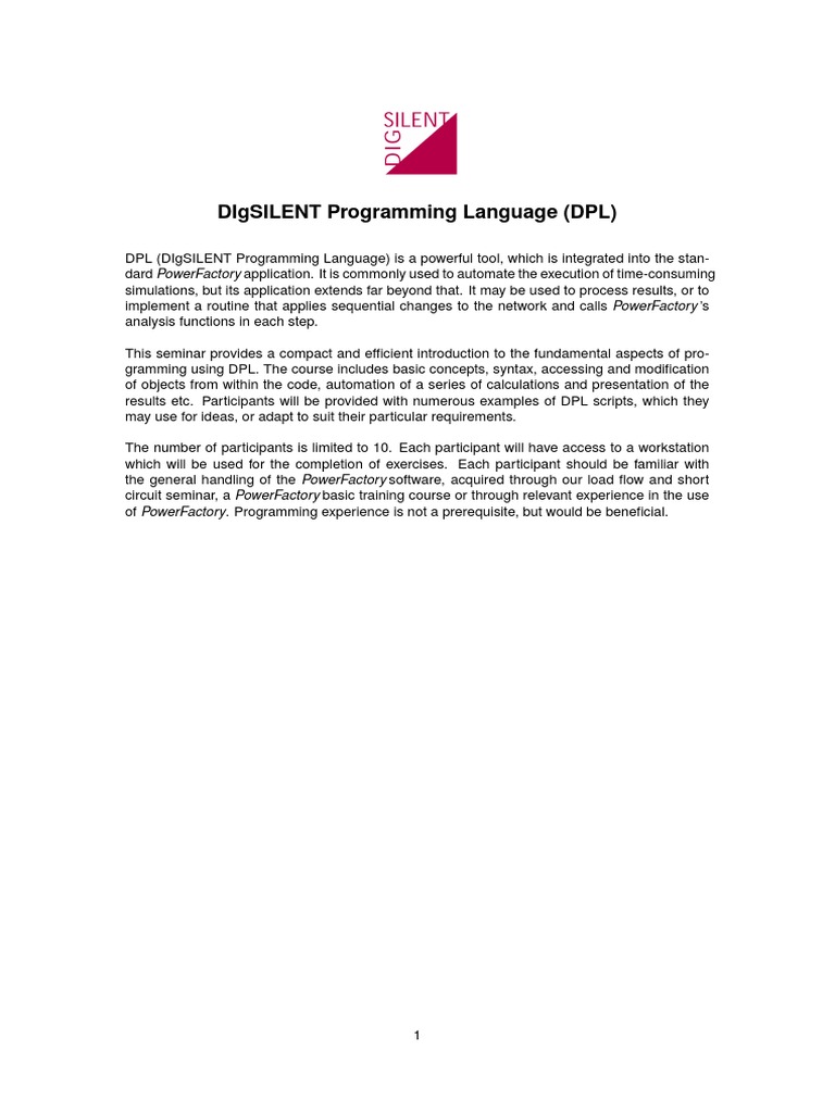 DPL - en Program PDF | PDF | Control Flow | Scripting Language