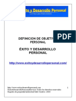 Definir Objetivo Personal1 PDF