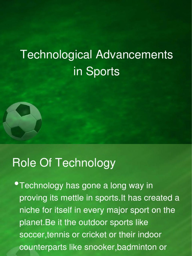 Technological Advancements in Sports Cricket Sports