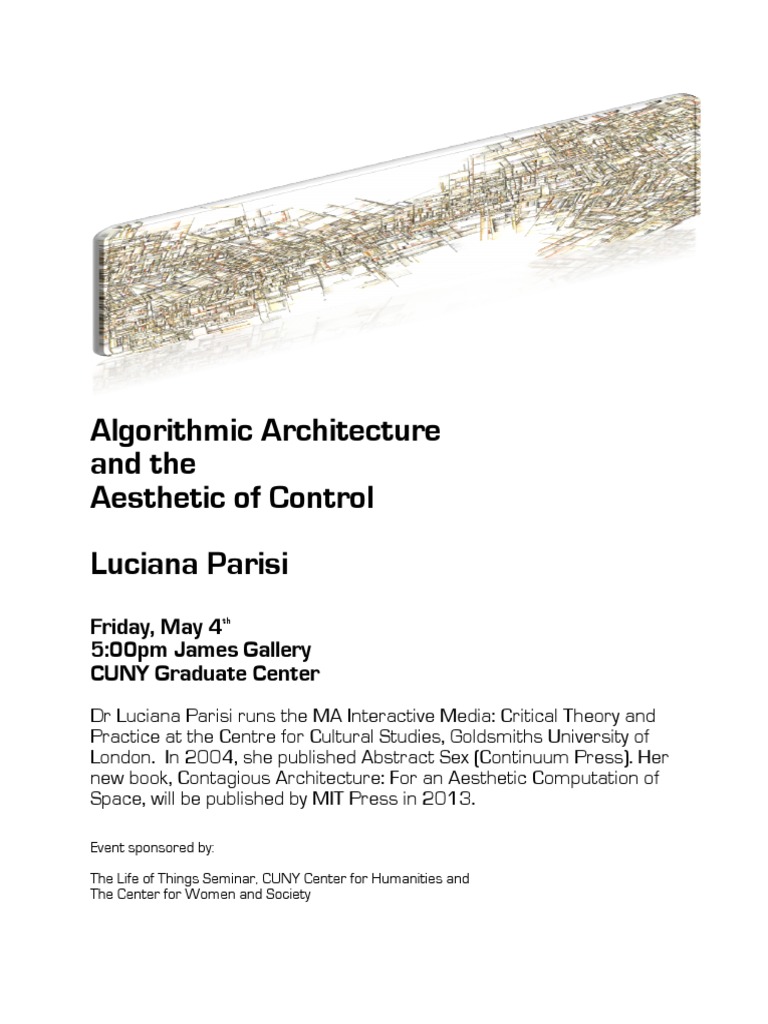 Algorithmic Architecture | PDF