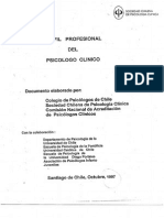 Perfil Profesional de Psicólogo Clínico PDF