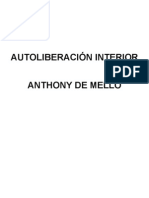 Autoliberacion Interior- De Mello, Anthony