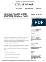 Download Cara Membuat Kartu Ujian Dengan Rumus Microsoft Excel by IcCank Dp SN242757714 doc pdf