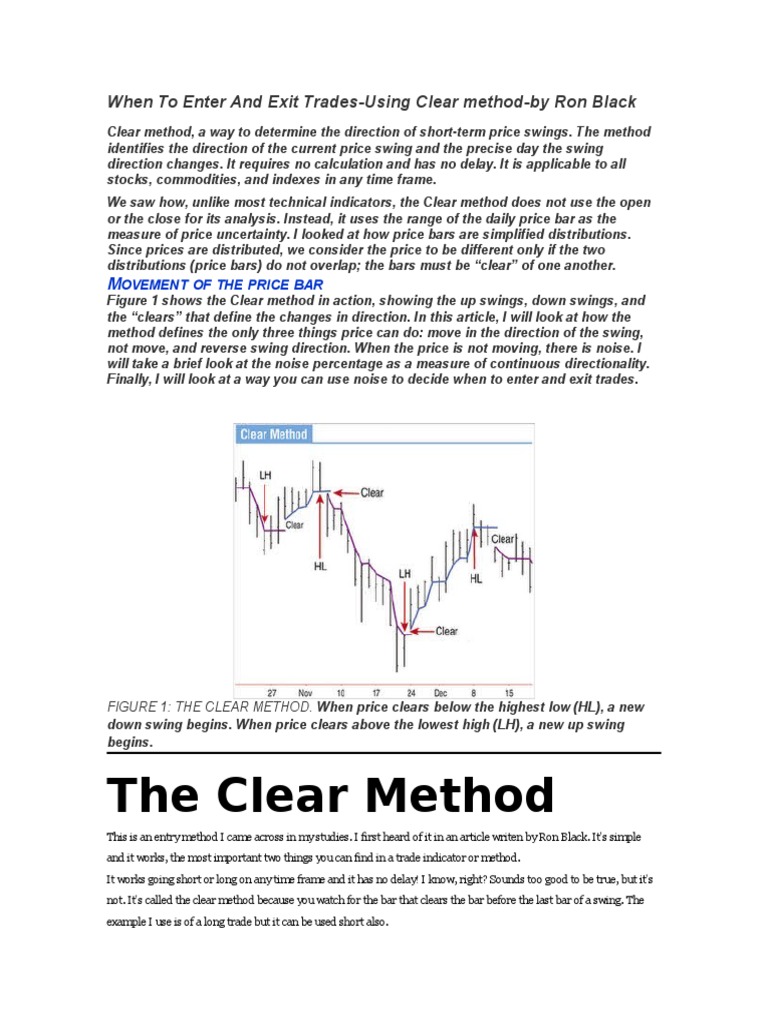 Clear Method for Trading Success | PDF | Market Trend | Exchange Traded ...