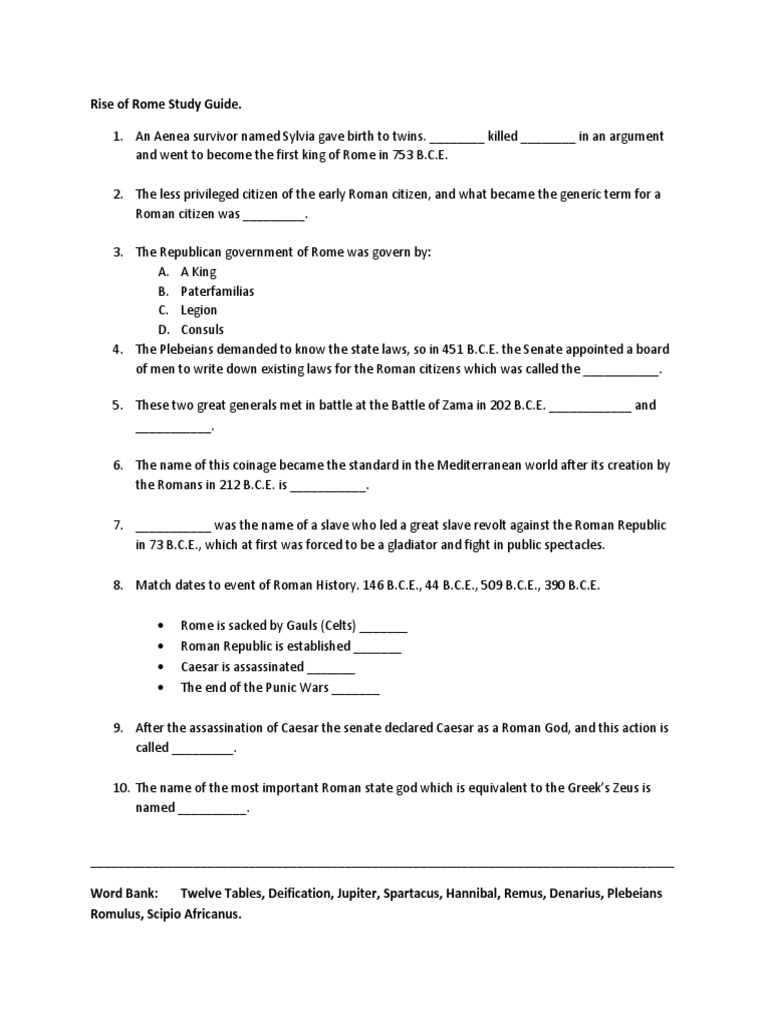 Study Guide 2 | PDF