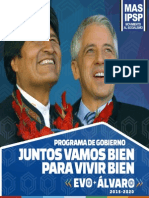Programa de Gobierno Mas Ipsp 2015 2020 PDF