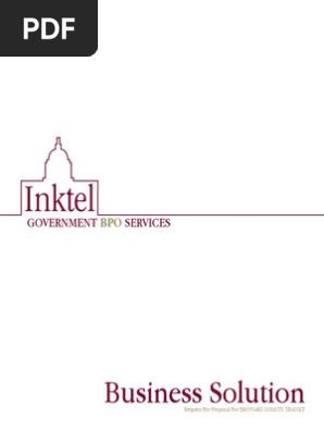 Inktel Broward County Transit-Rfp 1 2 | PDF | Call Centre | Data Center