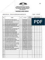 Borang Gred Induk: Lembaga Peperiksaan Malaysia Kementerian Pelajaran Malaysia Pentaksiran Lisan Berasaskan Sekolah (PLBS)