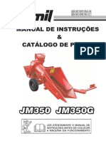 Manual de instruções JM350 e JM350G