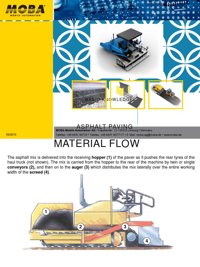 Asphalt Paving Basic Knowledge Pdf Mechanical Engineering Nature