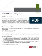 NIC 38 Activos Intangibles Resumen Técnico 2012