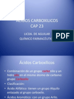 ACIDOS CARBOXILICOS Ejercicios Sin Responder