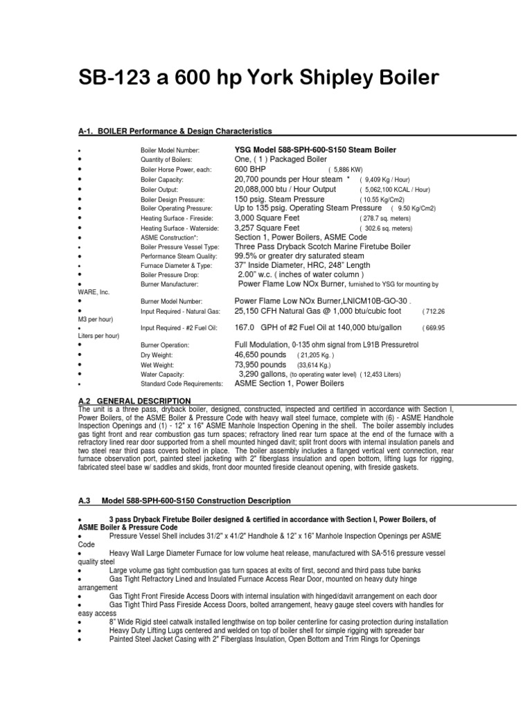 York Boiler PDF Boiler Valve