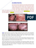 Gejala Penyakit Kelamin Sipilis Pada Pria - 082326813507