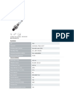 Inductive Sensor: Código de Pedido: BES028C