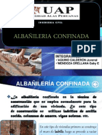 Albañilería confinada: Construcción de muros portantes