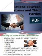 Relations Between Partners and Third Parties