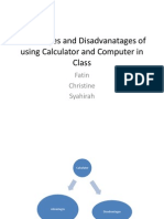 Advantages and Disadvanatages of Using Calculator and Computer