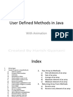 User Defined Methods in Java: With Animation
