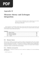 Measure Theory and Lebesgue Integration: Appendix D