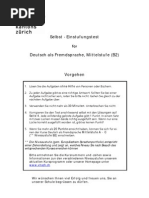 Download Selbst-Einstufungstest Deutsch Als Fremdsprache Mittelstufe Niveau B2 by cuguarfree SN24279005 doc pdf
