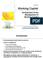 Introduction To The Management of Working Capital
