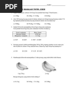 Penyelesaian Masalah Topik Jisim