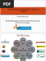 Director and officer liability