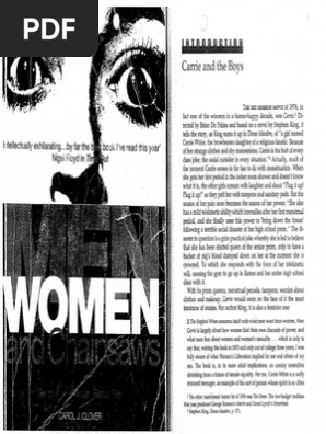 Men women and chainsaws deals