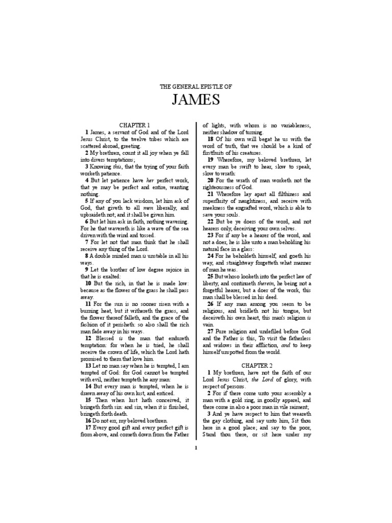 James' Book | PDF