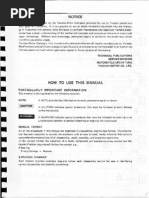 XJ750X XJ700X Service Manual