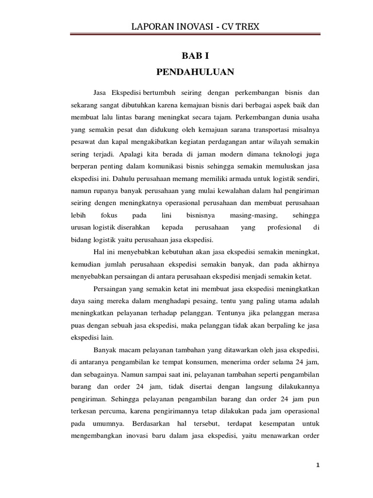 contoh essay inovasi untuk organisasi