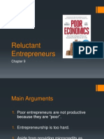 Poor Economics: Reluctant Entrepreneurs