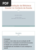 Power point  - apresentação do modelo Auto avaliação no Conselho Pedagógico