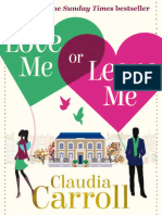 Love Me or Leave Me, Claudia Carroll - Chapter 1