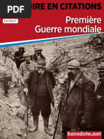 L'Histoire en Citations - La Première Guerre Mondiale