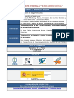 Programa - Jornada de Pobreza en La Palma - 23oct14 PDF