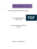 Proceso de Fabricacion de Molde PDF
