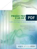 2011.12.20 - Prisão Provisória e Lei de Drogas - Um Estudo Sobre Os Flagrantes de Tráfico de Drogas Na Cidade de São Paulo PDF