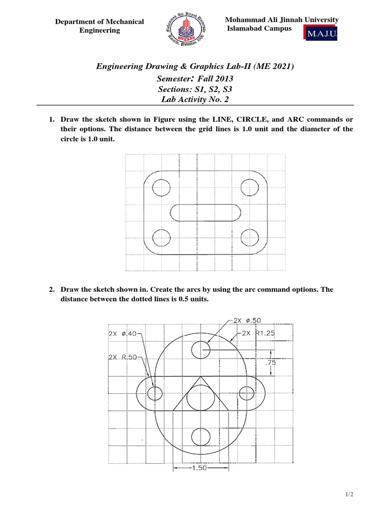 Engineering Drawing Lab Activity Guide | PDF