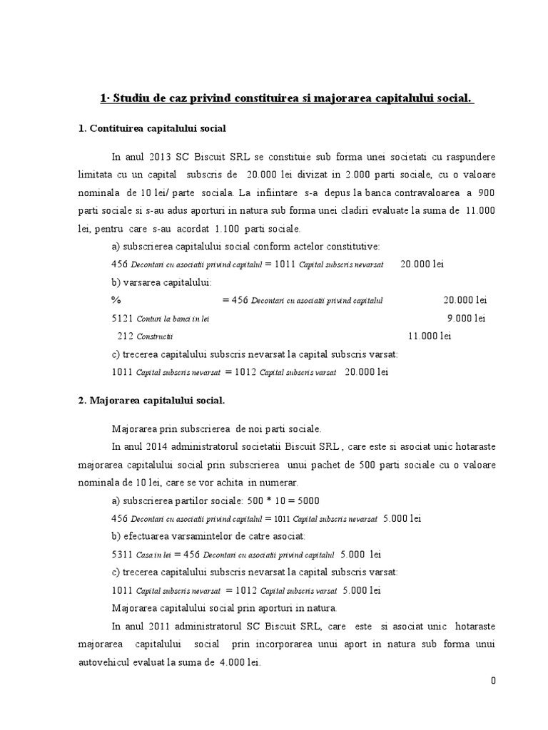 Aplicatii Set 3 - CECCAR | PDF