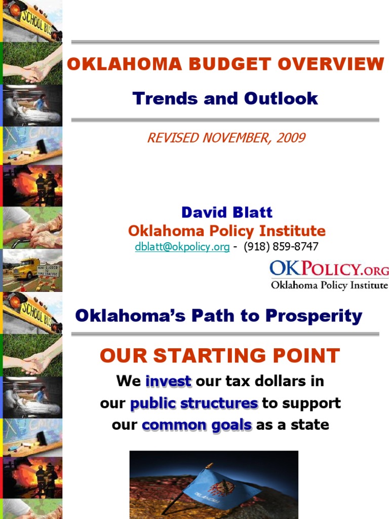 Oklahoma Budget Overview Trends & Outlook American Recovery And