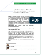 Rodrigues, Sierra - 2010 - Democracia, Direitos Humanos e Cidadania as novas políticas de reconhecimento e os impasses na judicialização da.pdf